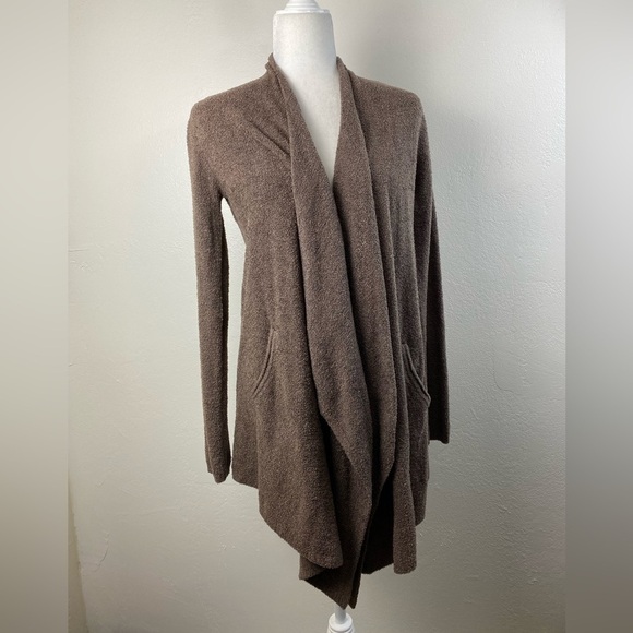 Barefoot Dreams Cozy Chic Lite waterfall Open front Cardigan Sweater Small / Med - Picture 15 of 15